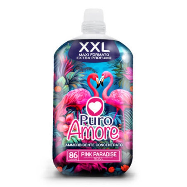 🧴 Puro Amore Ammorbidente Concentrato XXL – Pink Paradise – 86 Waschgänge