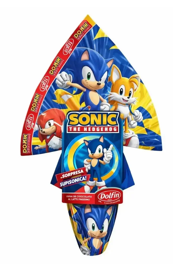 Sonic the Hedgehog Uova di Pasqua Milchschokolade – 220 g