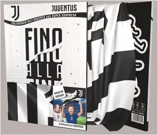 Adventskalender Juventus Turin 75 g mit Fahne