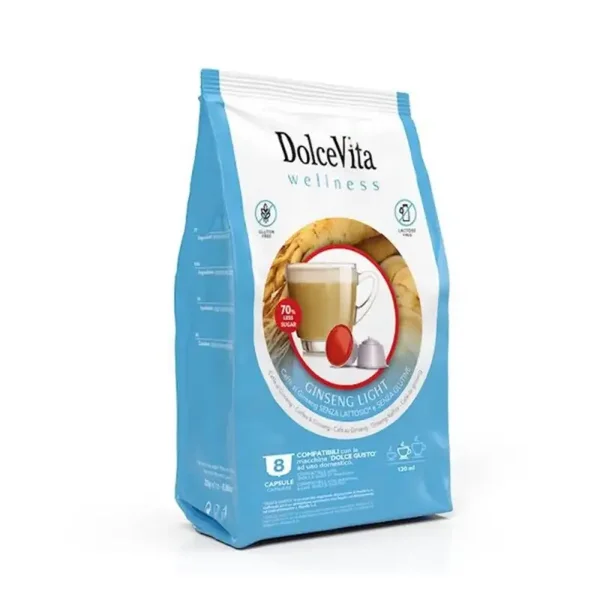 🌿 DolceVita Ginseng Light – 8 Kapseln Dolce Gusto komp.