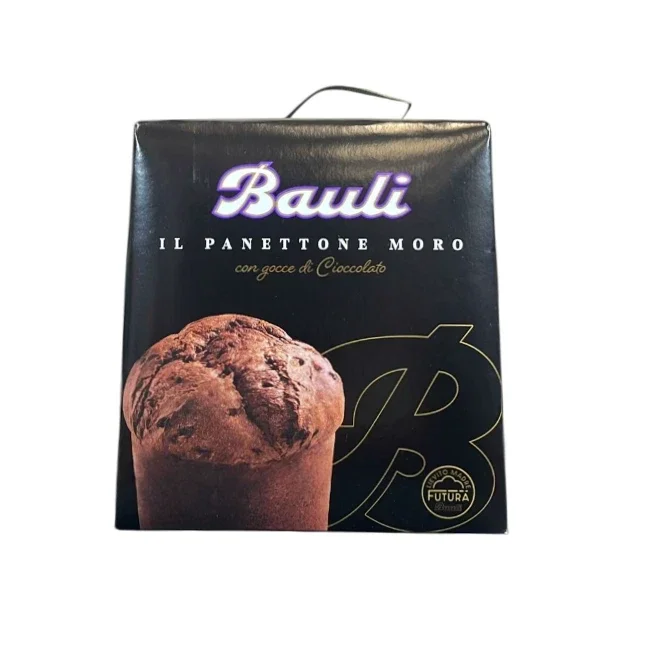 🍫 Bauli Il Panettone Moro – con gocce di Cioccolato (750 g)