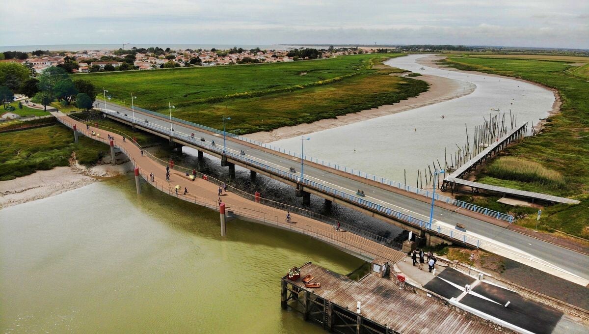 la passerelle l'aiguillon la presqu'île