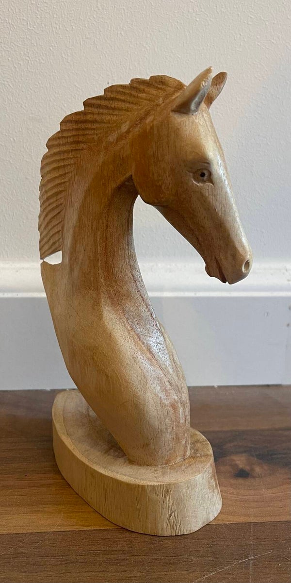 Suar-Houten paardenhoofd - Klein