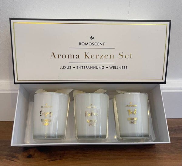 Geurkaarsen SET (3stuks) - Vanille