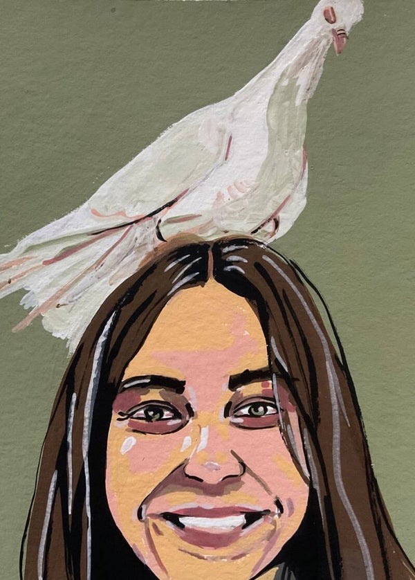 Portret in opdracht met dier (S)