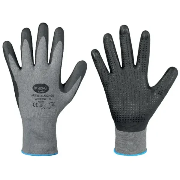 Nitrilbeschichteter Feinstrick-Handschuh mit Noppen Lanzhou
