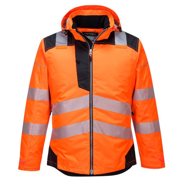 Portwest Vision Warnschutz Winter+Regenjacke