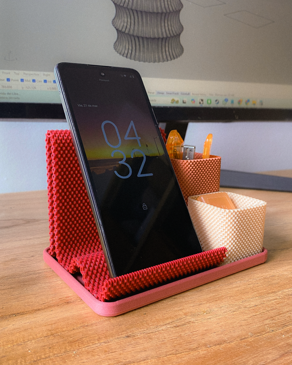 Desktop Organizer with Phone Stand (4-Piece Set) | CoreGrid 3 Set 3
