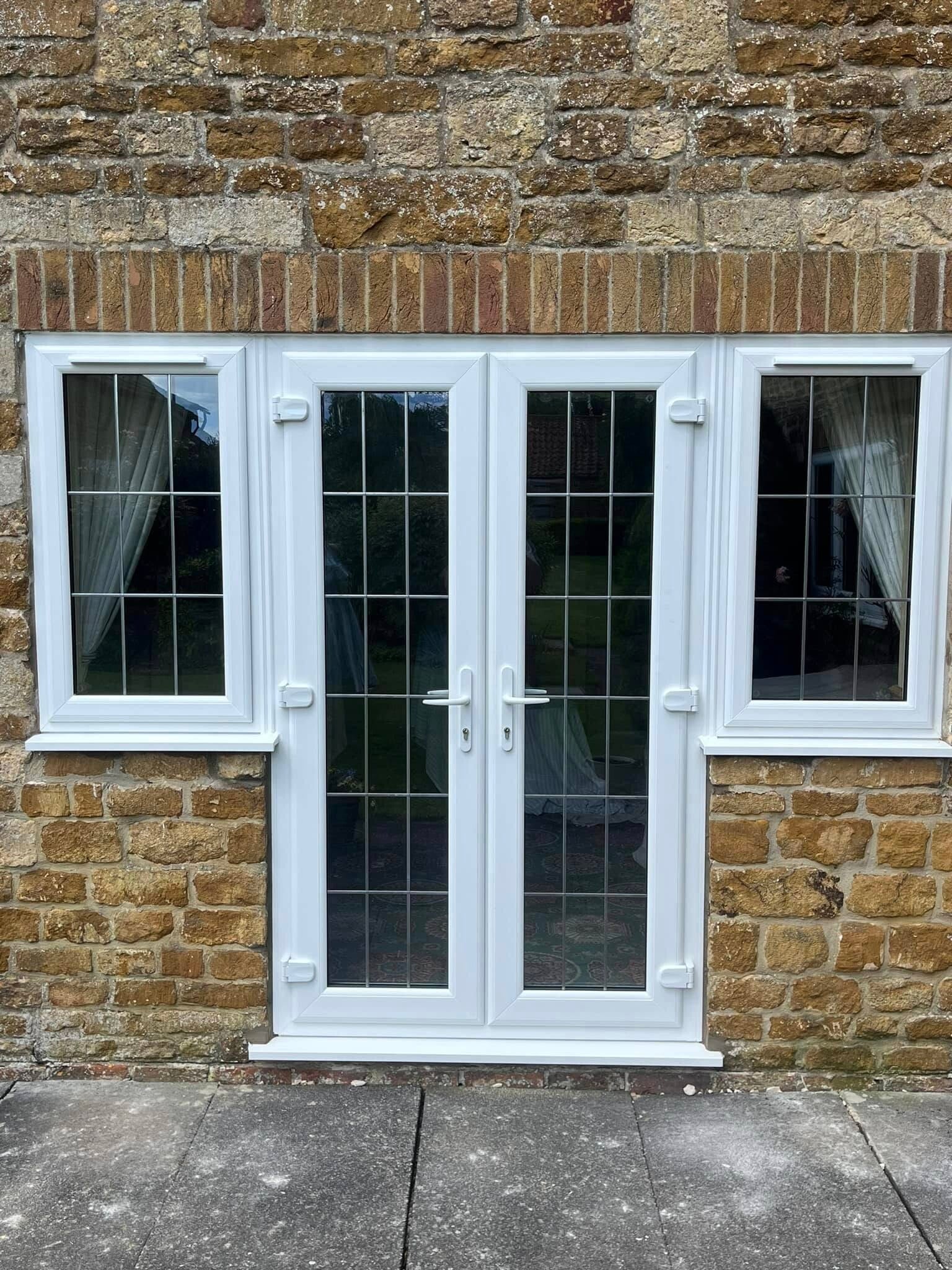 Picture of new uPVC patio doors and windows