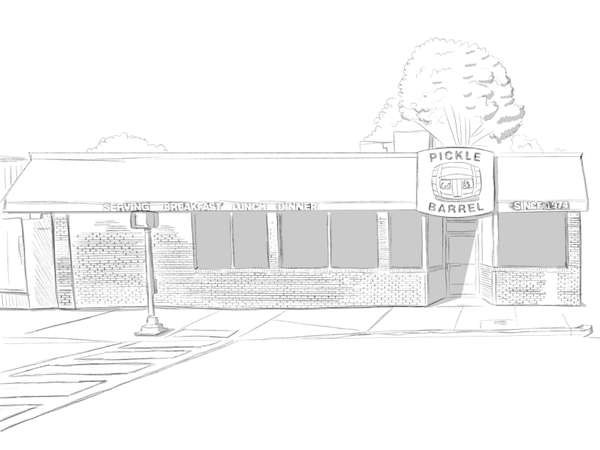 Pickle Barrel 8.5 x 11 Art Print