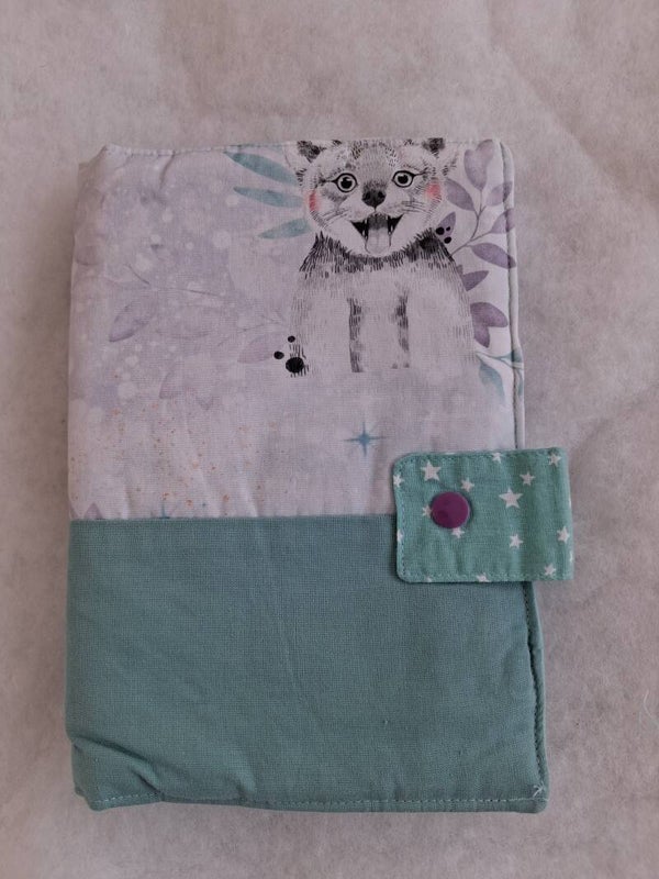 Housse carnet de santé animaux polaire
