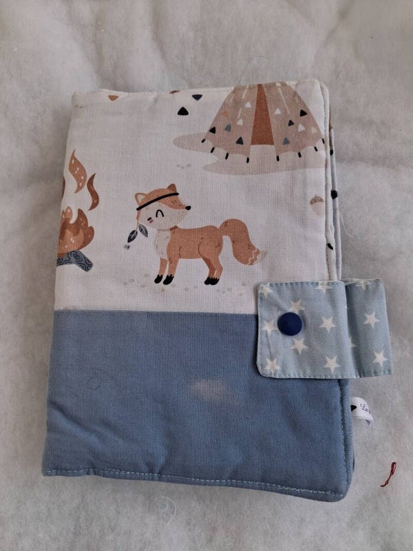 Housse carnet de santé thème forêt