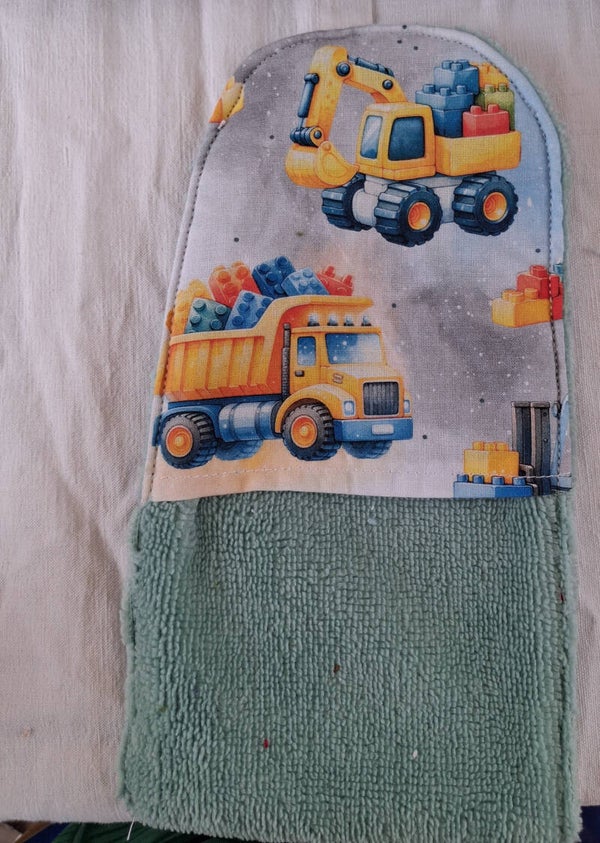 Gant de toilette thème véhicules