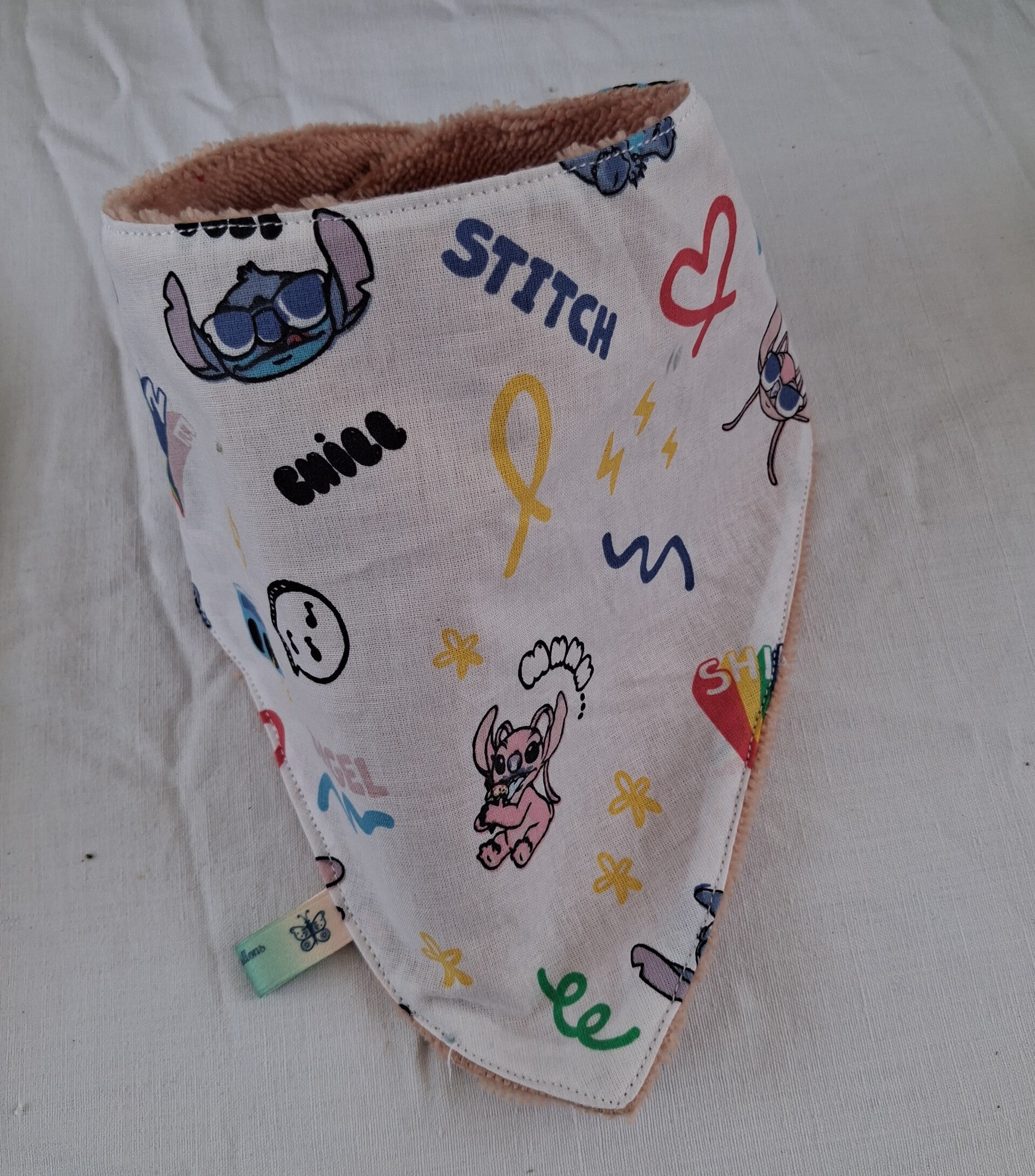 Bavoir bandana Stitch