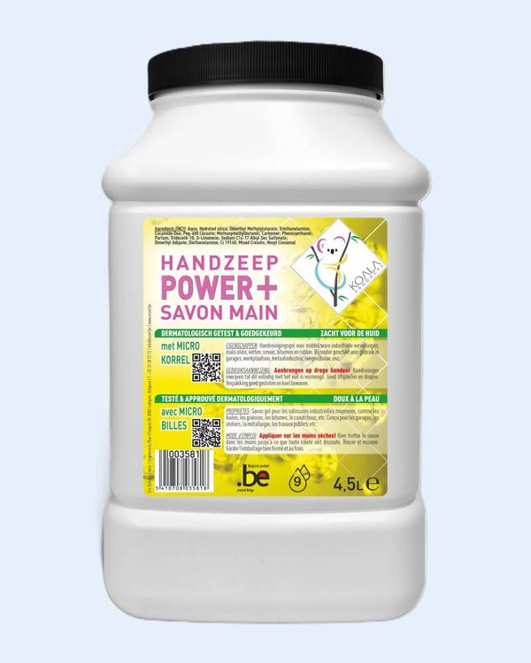 Power Plus Handreiniger Geel-Bij aankoop 4x4.5kg gratis doseerpomp