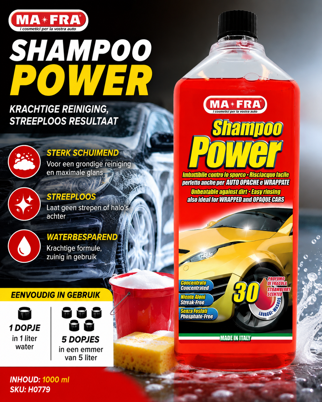 Autoshampoo Power 1000ml
