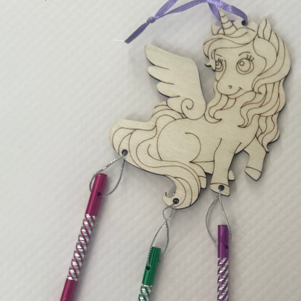 Unicorn Windchime (unicorn style may vary from picture)