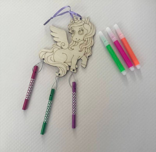 Unicorn Windchime (unicorn style may vary from picture)