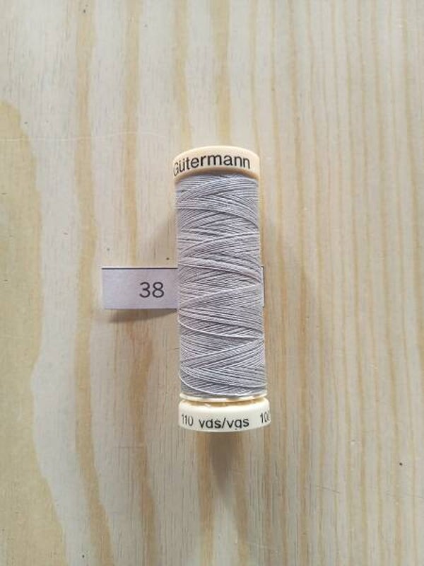 Fil Gütermann pour tout coudre - 100 m - Gris N° 38