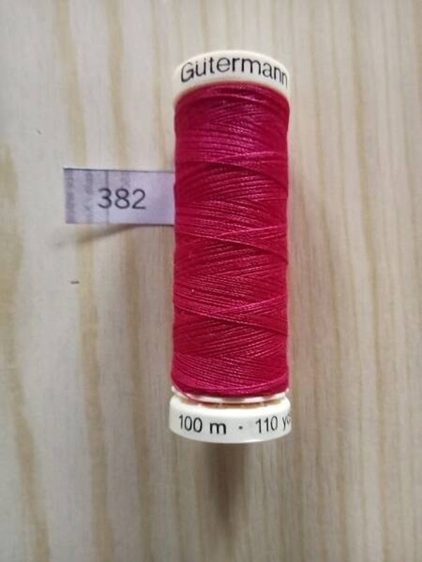 Fil Guterman pour tout coudre - 100 m - Bordeaux N° 382