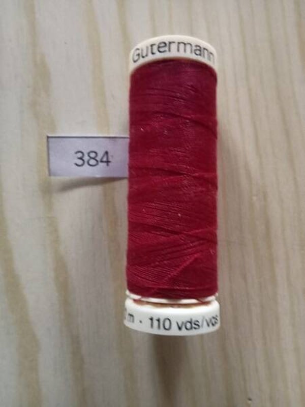 Fil Guterman pour tout coudre - 100 m - Bordeaux N° 384