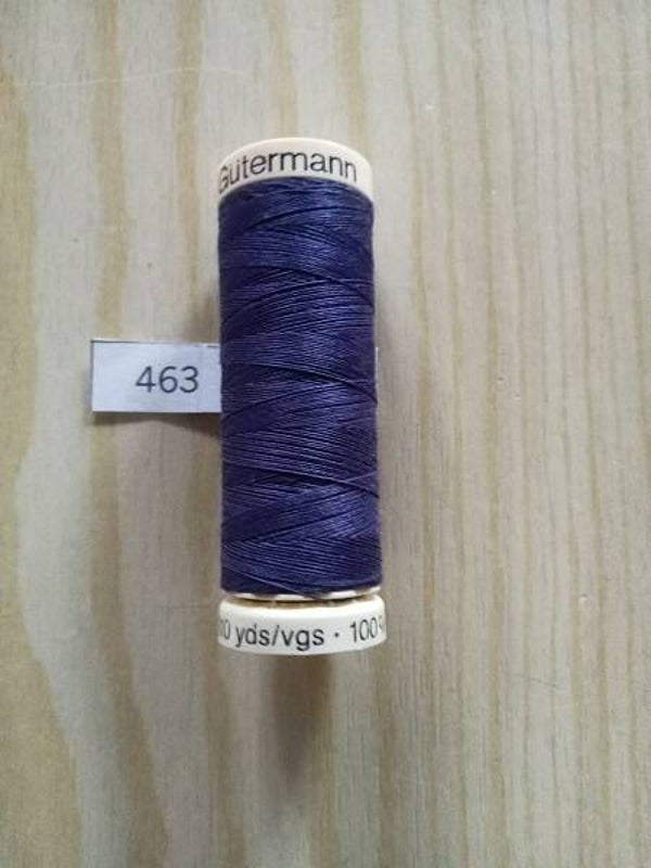 Fil Guterman pour tout coudre - 100 m - Mauve foncé N° 463
