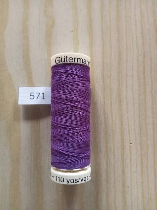 Fil Guterman pour tout coudre - 100 m - Lilas foncé N° 571