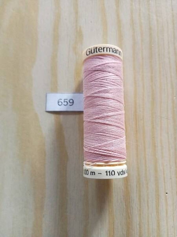 Fil Guterman pour tout coudre - 100 m - Rose N° 659