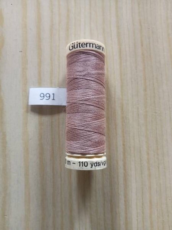 Fil Guterman pour tout coudre - 100 m - Beige N° 991