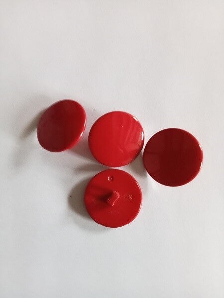 Lot de 4 boutons à pied - 21 mm - Réf BP04