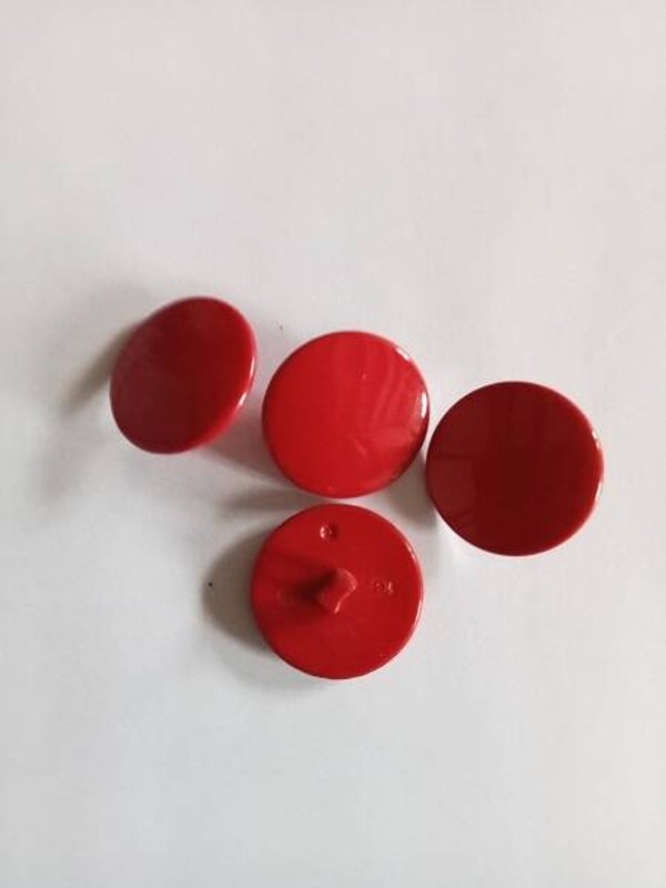 Lot de 4 boutons à pied - 21 mm - Réf BP04