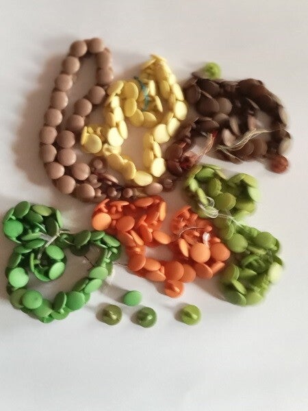 Petits boutons à pied Vintage - 11 mm - Réf BP10