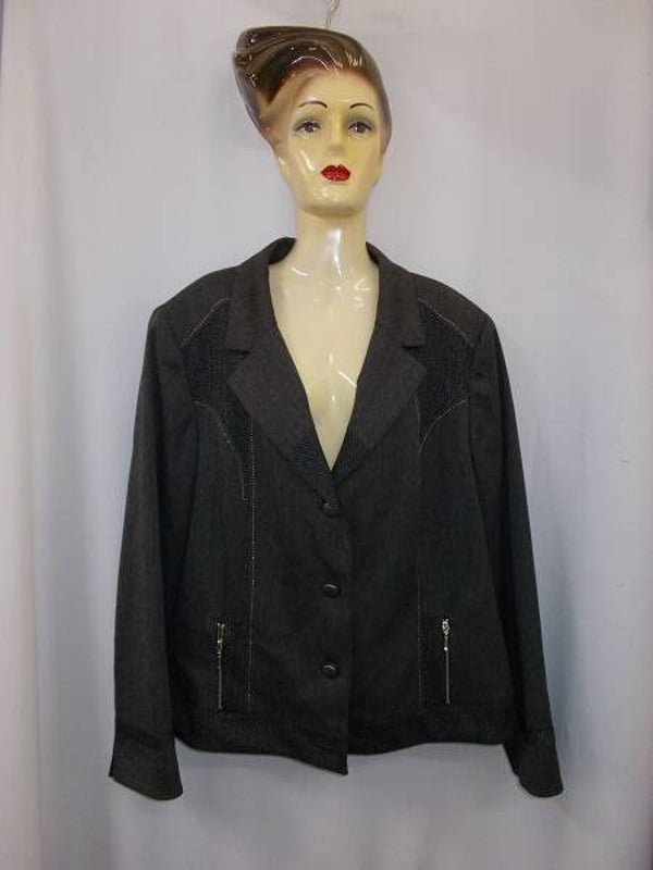 Veste mi saison Christine Laure - Taille 48 - Réf : 6306