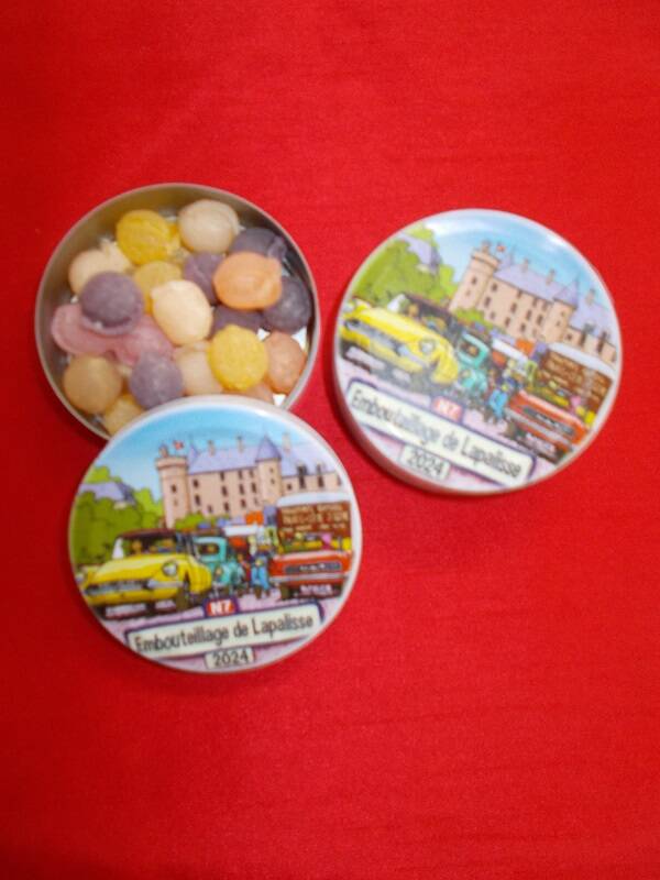 Les Bonbons "Embouteillage de Lapalisse 2024" Boite métal 50 g