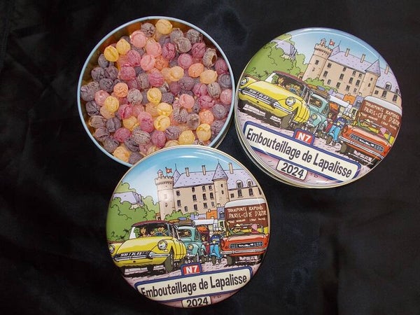 Bonbons "Embouteillage de Lapalisse 2024 " Boite métal 350 g