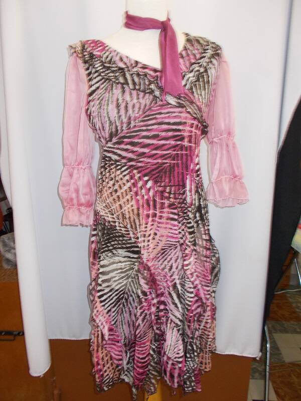 Robe Chic Vintage Femme -  Taille 2 - Réf : 6604