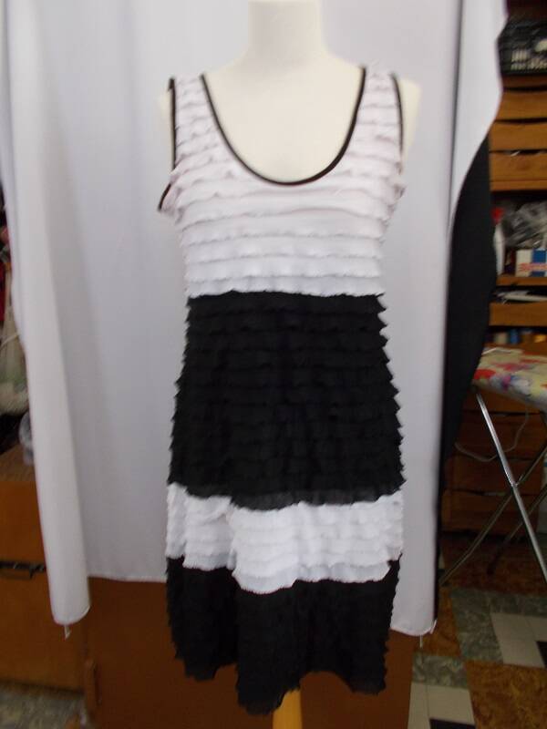 Robe Charleston Rétro modèle années 60/70  Femme - Réf : 6624