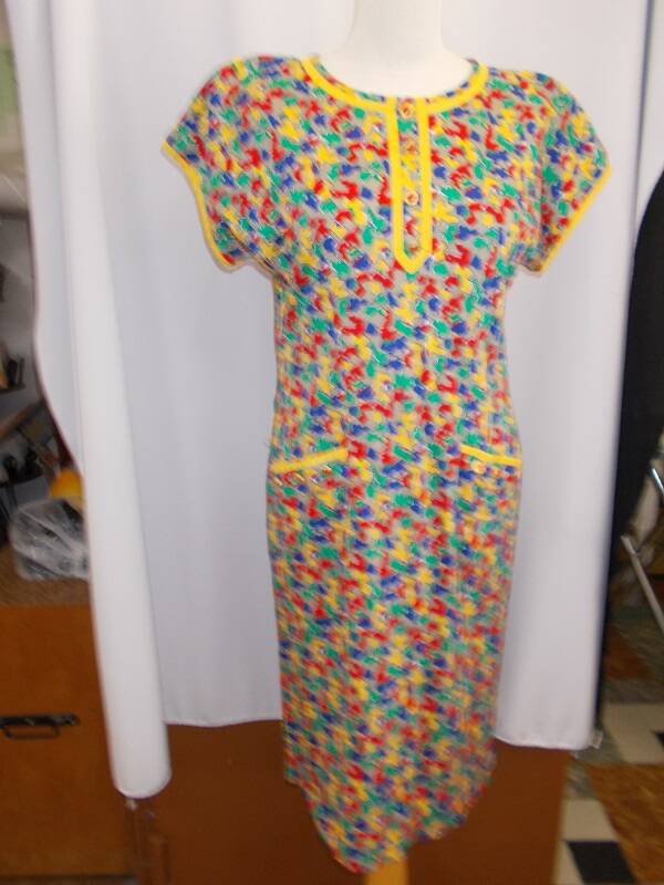 Robe imprimée Vintage Femme - GARAY MODE Paris - Réf : 6645