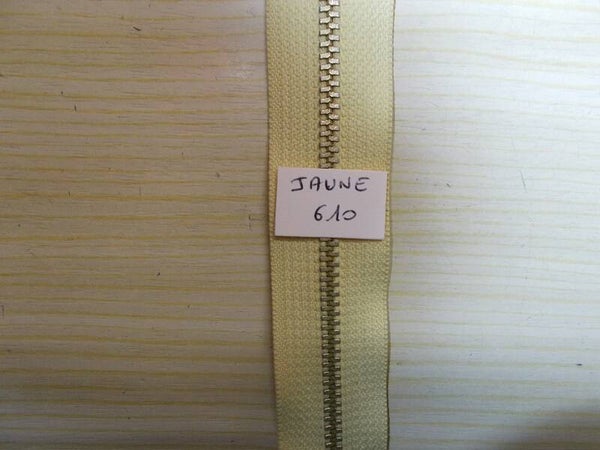 Fermeture Z12 - Jaune 610