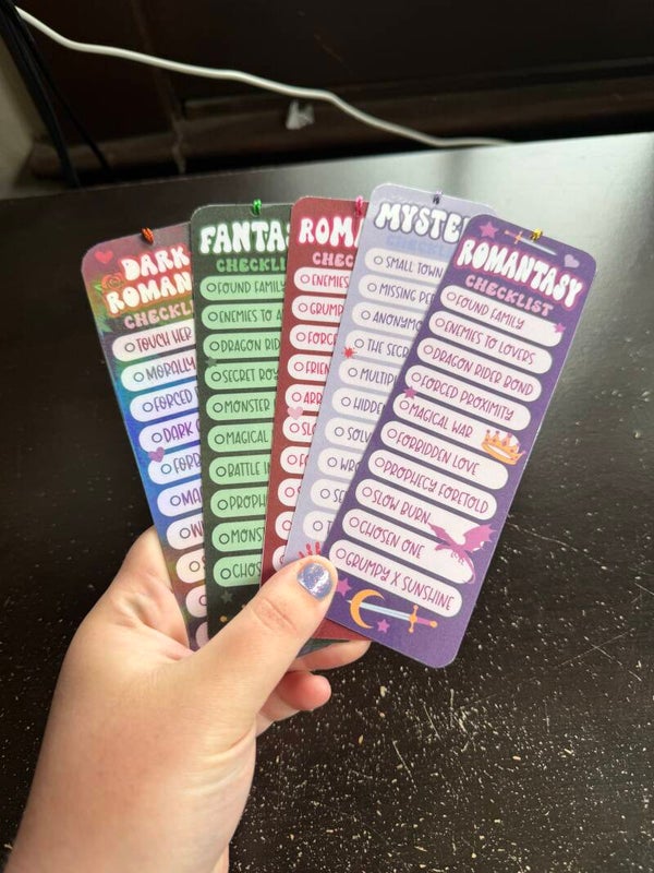 Genre Checklist Bookmarks