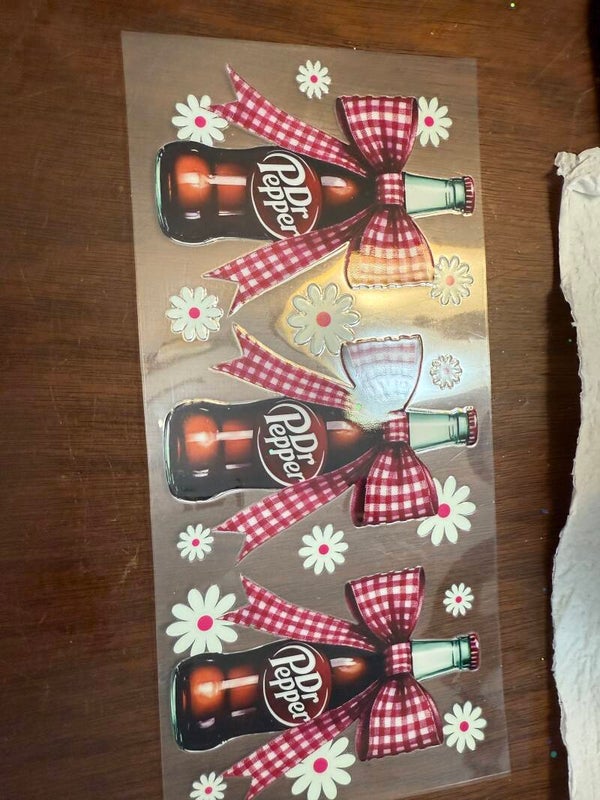 Dr Pepper bottles wrap