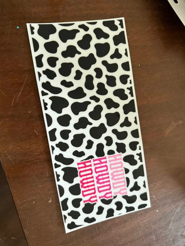 Howdy howdy howdy cow print