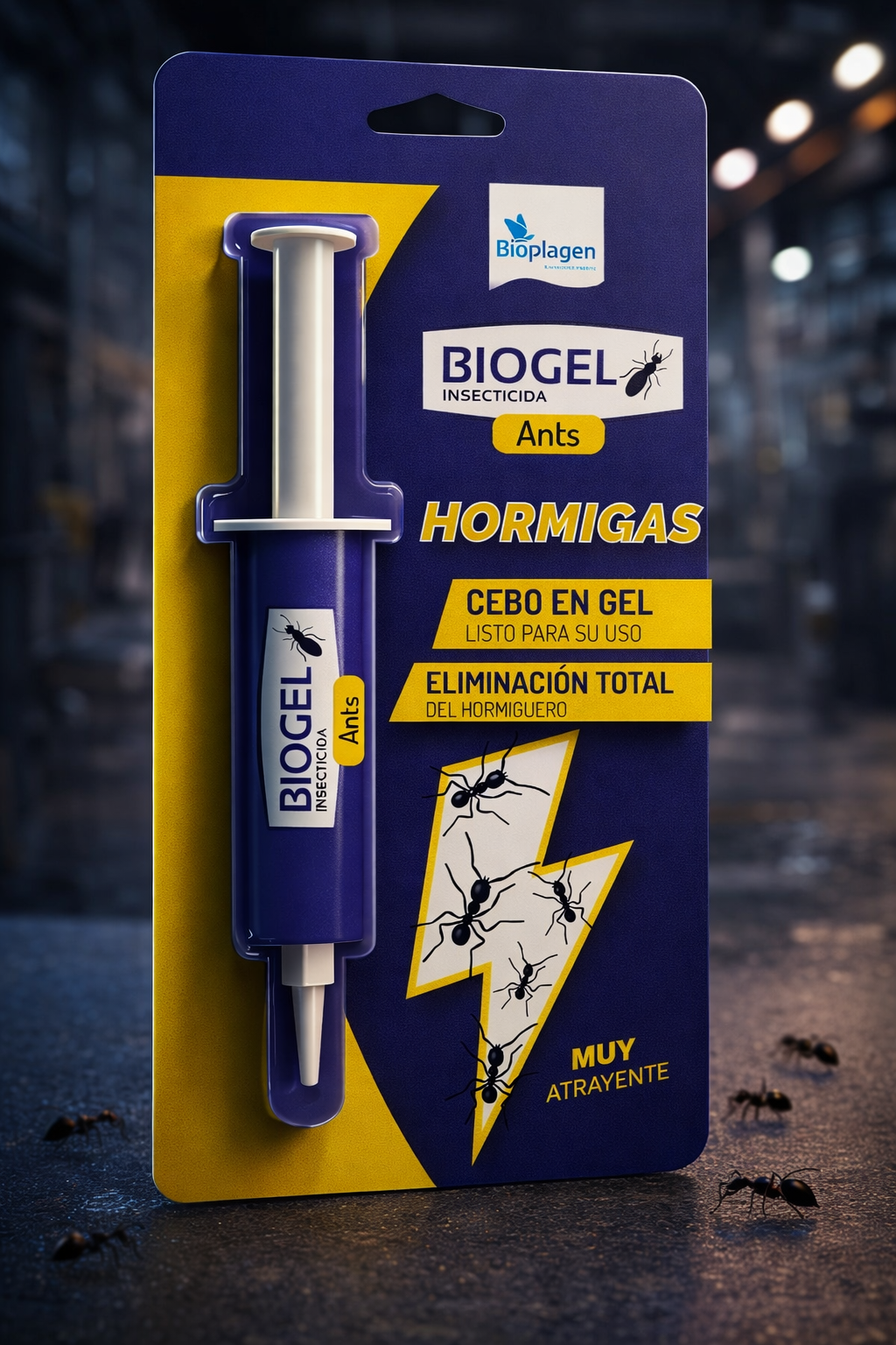 Cebo en Gel Antihormigas Bioplagen | Insecticida eficaz contra hormigas