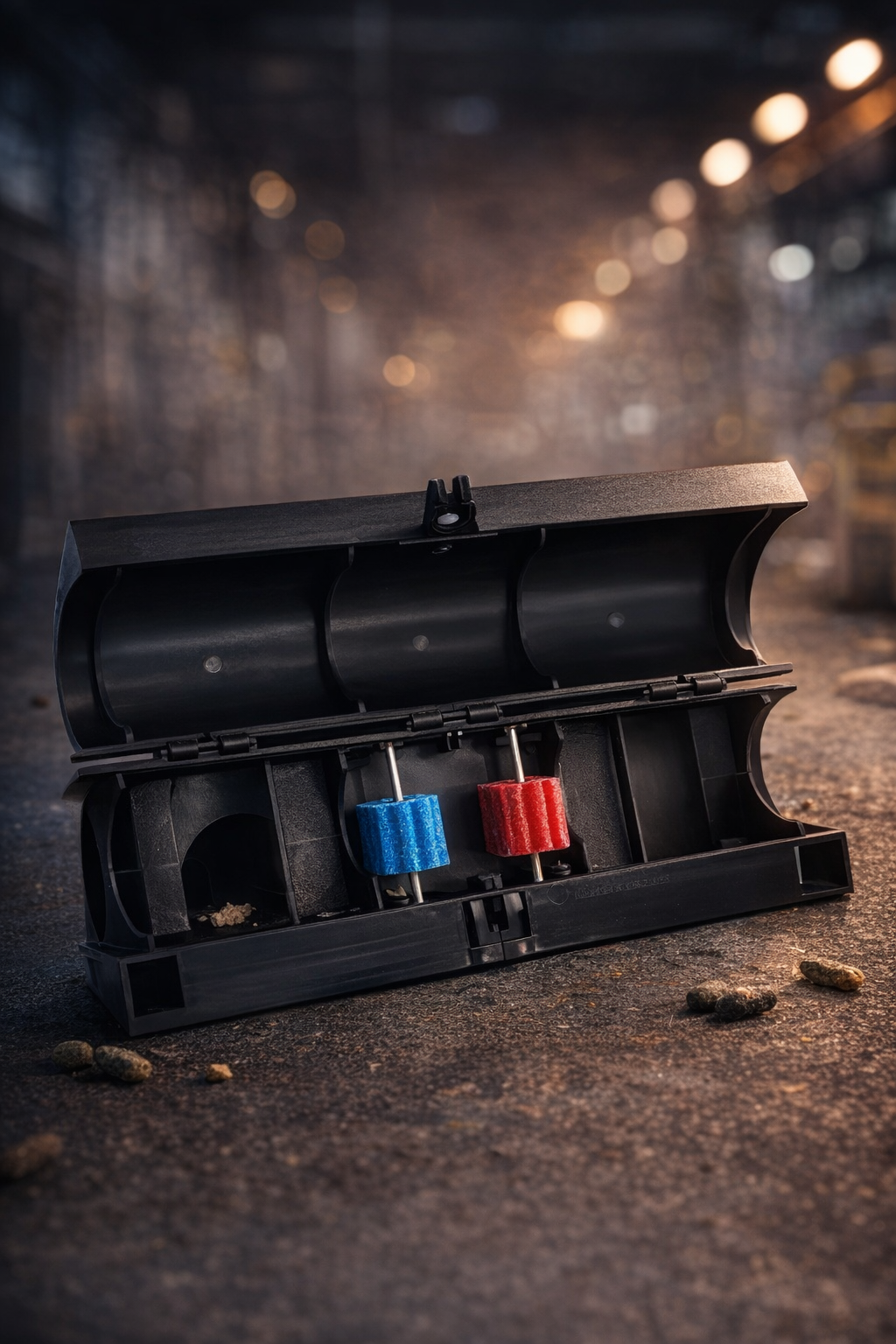 Portacebos Seguridad Túnel | Caja portacebos para ratas y ratones