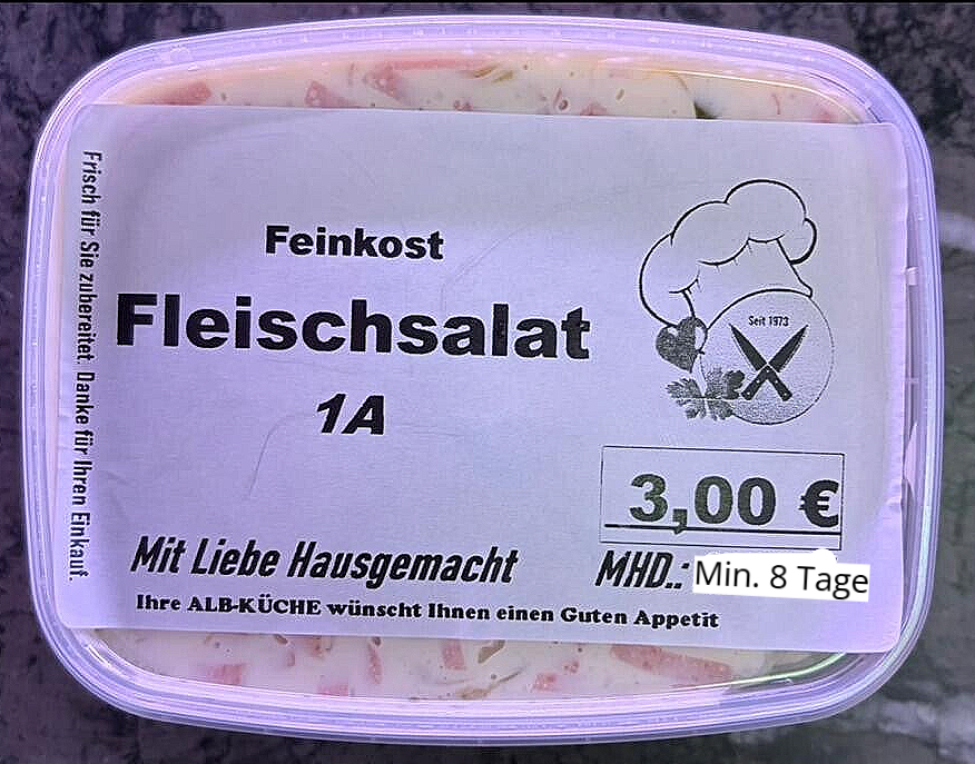 Fleischsalat 1 A
