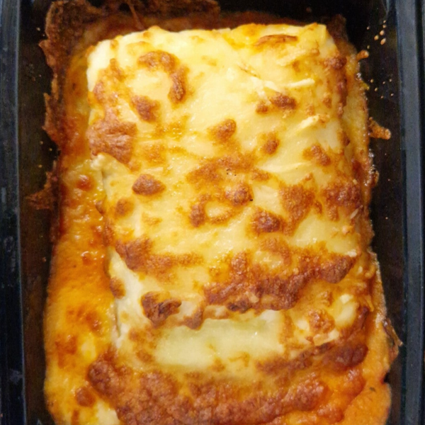 Lasagne con Carne mit Bechamel und Mozzarella