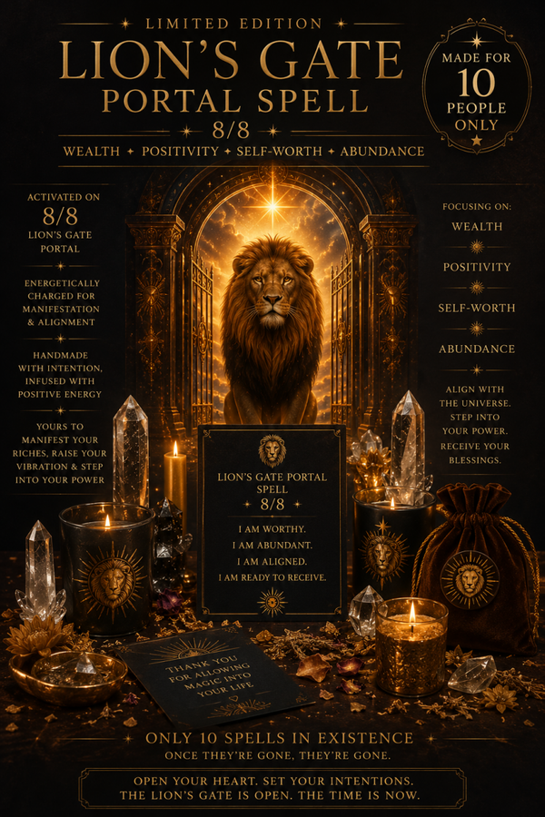 Limited Edition Lions Gate Portal Spell💛