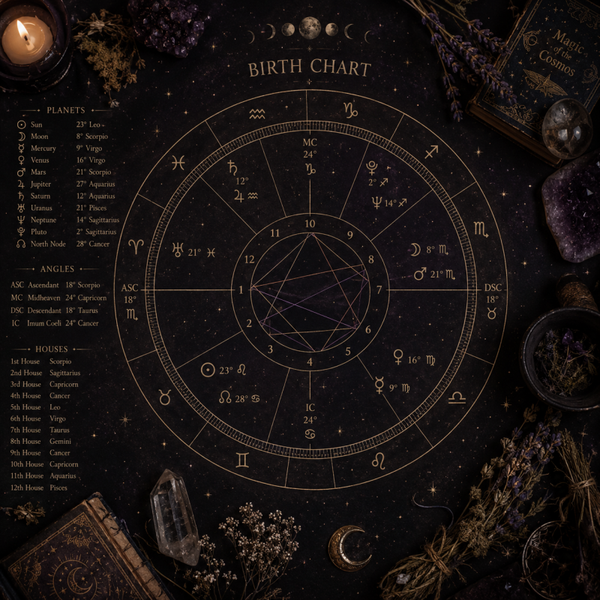 Sun Moon Rising Birth Chart