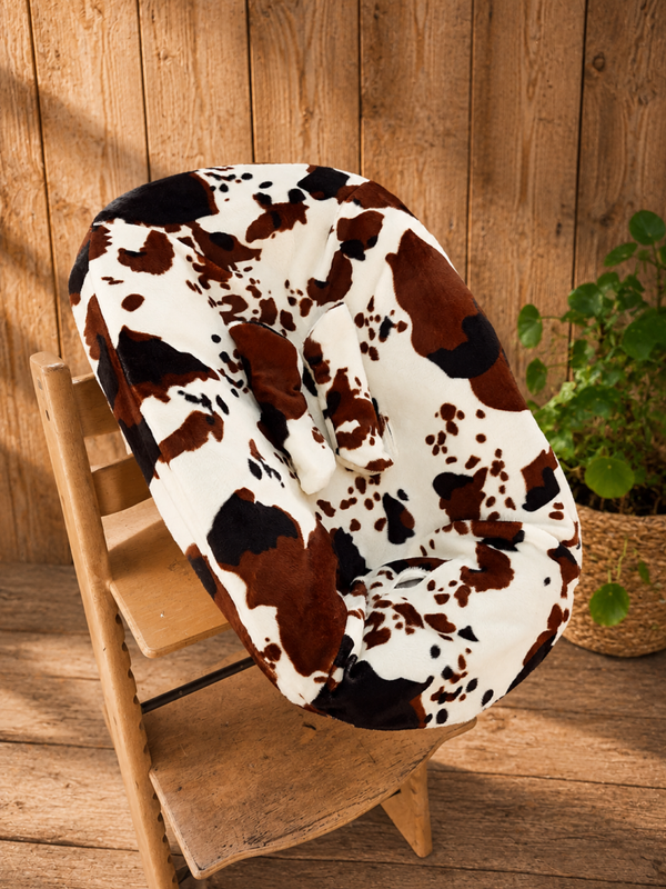 Koeienprint velvet Newborn hoes