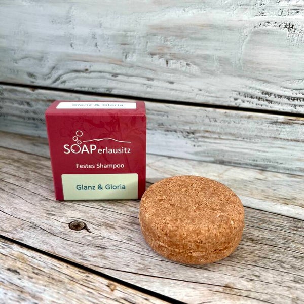 Festes Shampoo - Glanz & Gloria